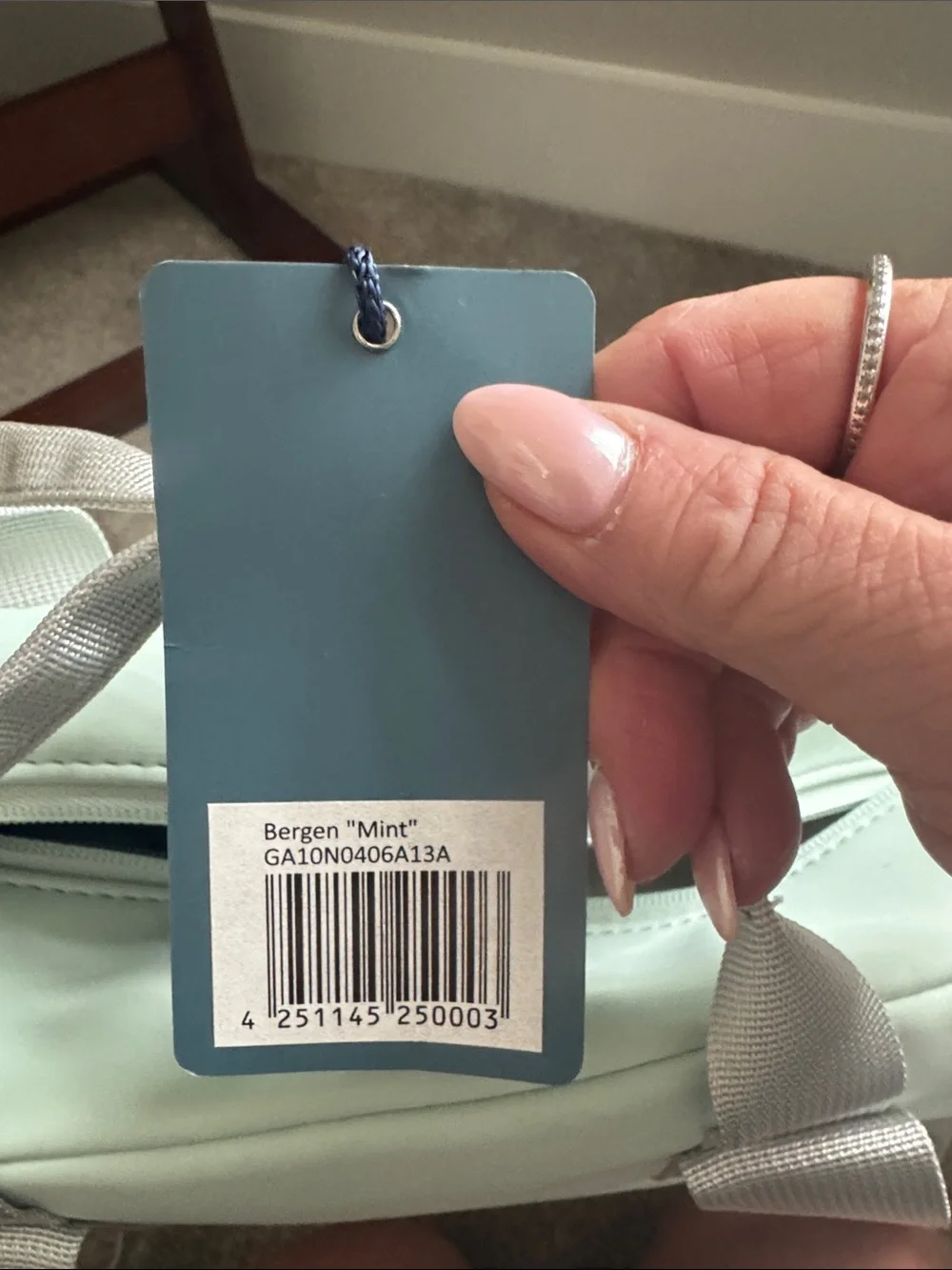 Women’s Mint Green Backpack, NWTs